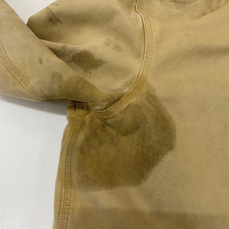 【ジャンク品】【メンズ】 Carhartt カーハート ACTIVE JACKET J130 WET アクティブ ジャケット アウター 145-251226-ks-07-tei サイズ：L カラー：ベージュ 万代Net店