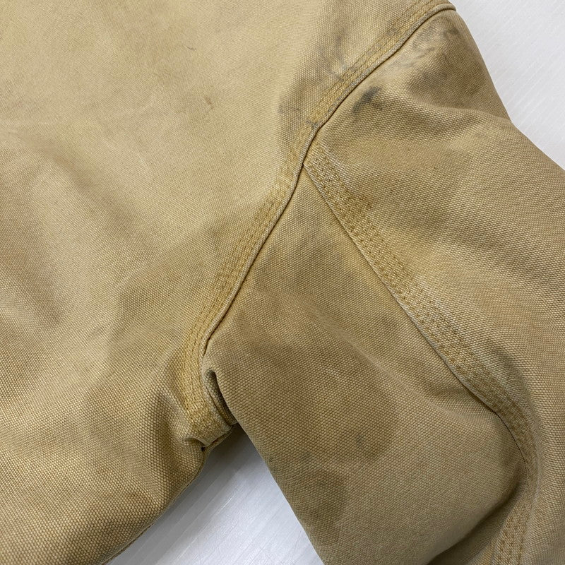 【ジャンク品】【メンズ】 Carhartt カーハート ACTIVE JACKET J130 WET アクティブ ジャケット アウター 145-251226-ks-07-tei サイズ：L カラー：ベージュ 万代Net店