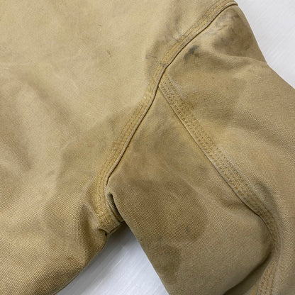 【ジャンク品】【メンズ】 Carhartt カーハート ACTIVE JACKET J130 WET アクティブ ジャケット アウター 145-251226-ks-07-tei サイズ：L カラー：ベージュ 万代Net店