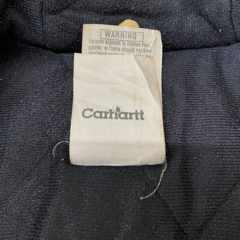 【ジャンク品】【メンズ】 Carhartt カーハート ACTIVE JACKET J130 WET アクティブ ジャケット アウター 145-251226-ks-07-tei サイズ：L カラー：ベージュ 万代Net店