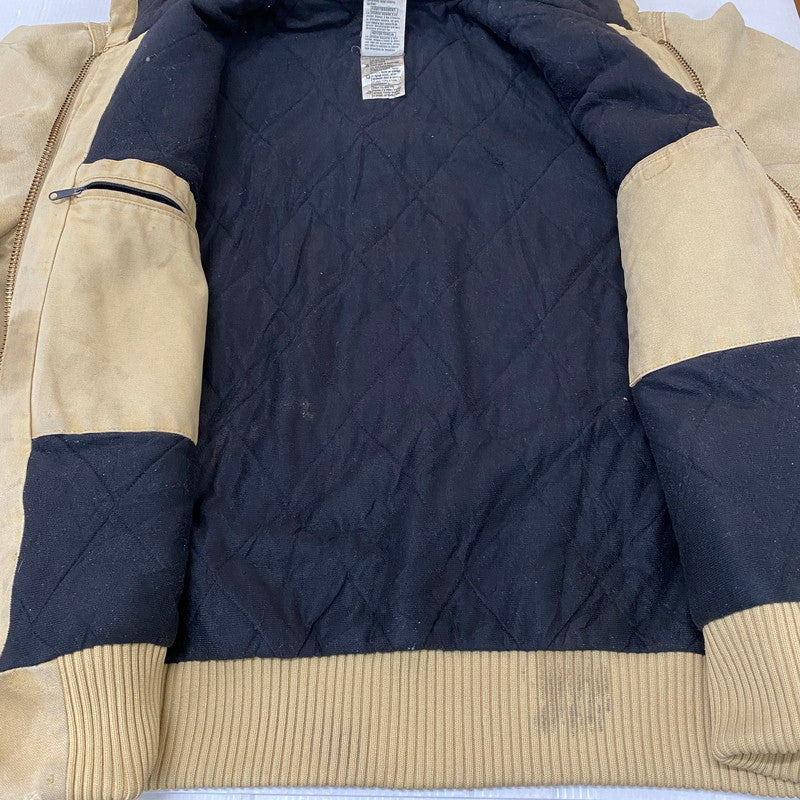 【ジャンク品】【メンズ】 Carhartt カーハート ACTIVE JACKET J130 WET アクティブ ジャケット アウター 145-251226-ks-07-tei サイズ：L カラー：ベージュ 万代Net店