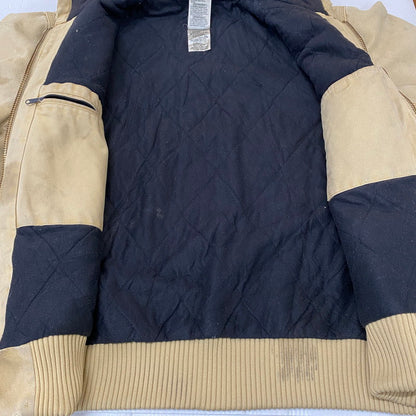 【ジャンク品】【メンズ】 Carhartt カーハート ACTIVE JACKET J130 WET アクティブ ジャケット アウター 145-251226-ks-07-tei サイズ：L カラー：ベージュ 万代Net店