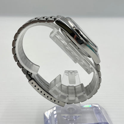 【中古品】【メンズ】 ORIENT オリエント EM6Q-CO-A スリースター ウォッチ 腕時計 自動巻き オートマチック メタルバンド 197-260826-ko-02-teih カラー：シルバー/ブラック 万代Net店