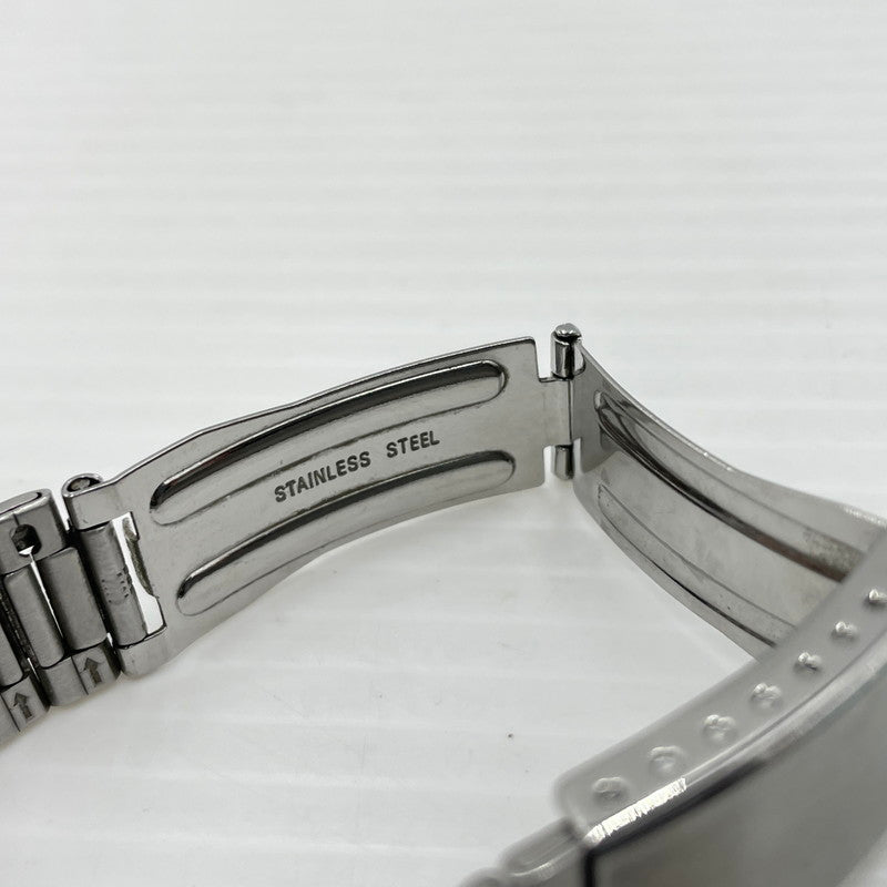【中古品】【メンズ】 ORIENT オリエント EM6Q-CO-A スリースター ウォッチ 腕時計 自動巻き オートマチック メタルバンド 197-260826-ko-02-teih カラー：シルバー/ブラック 万代Net店