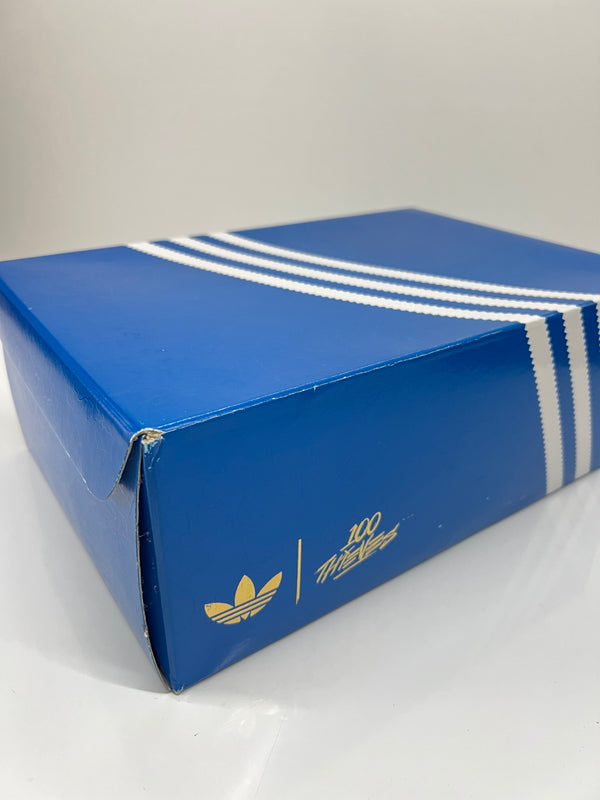 【中古品】【メンズ】 adidas アディダス × 100 Thieves ハンドレッドシーブス 別注 コラボ 100T SAVAGE JR5538 100T サベージ スニーカー 靴 161-260718-kk-25-hon カラー：CBLACK/CBLACK/SILPEB 万代Net店