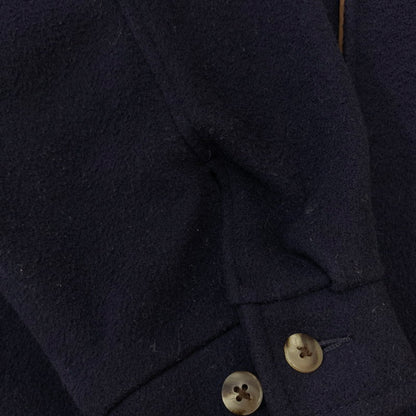 【中古品】【メンズ】 Eddie Bauer エディー・バウアー 90's MELTON WOOL JACKET 90年代 メルトン ウール ジャケット ライトアウター USA製 144-251227-yy-03-tei サイズ：XL カラー：ネイビー 万代Net店