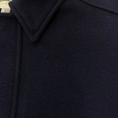 【中古品】【メンズ】 Eddie Bauer エディー・バウアー 90's MELTON WOOL JACKET 90年代 メルトン ウール ジャケット ライトアウター USA製 144-251227-yy-03-tei サイズ：XL カラー：ネイビー 万代Net店