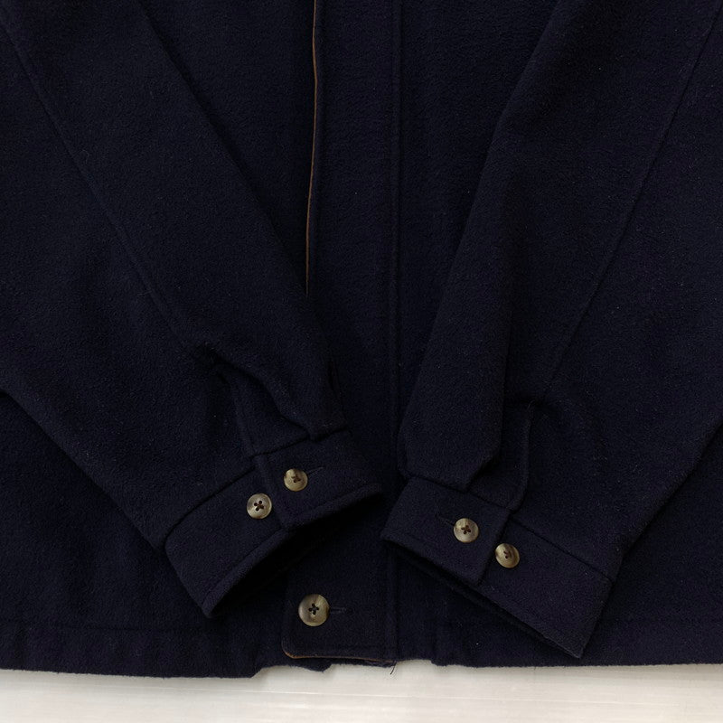 【中古品】【メンズ】 Eddie Bauer エディー・バウアー 90's MELTON WOOL JACKET 90年代 メルトン ウール ジャケット ライトアウター USA製 144-251227-yy-03-tei サイズ：XL カラー：ネイビー 万代Net店