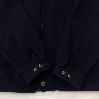 【中古品】【メンズ】 Eddie Bauer エディー・バウアー 90's MELTON WOOL JACKET 90年代 メルトン ウール ジャケット ライトアウター USA製 144-251227-yy-03-tei サイズ：XL カラー：ネイビー 万代Net店
