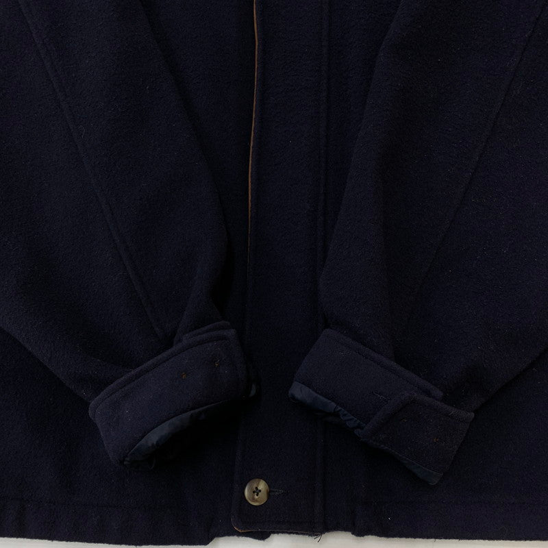 【中古品】【メンズ】 Eddie Bauer エディー・バウアー 90's MELTON WOOL JACKET 90年代 メルトン ウール ジャケット ライトアウター USA製 144-251227-yy-03-tei サイズ：XL カラー：ネイビー 万代Net店