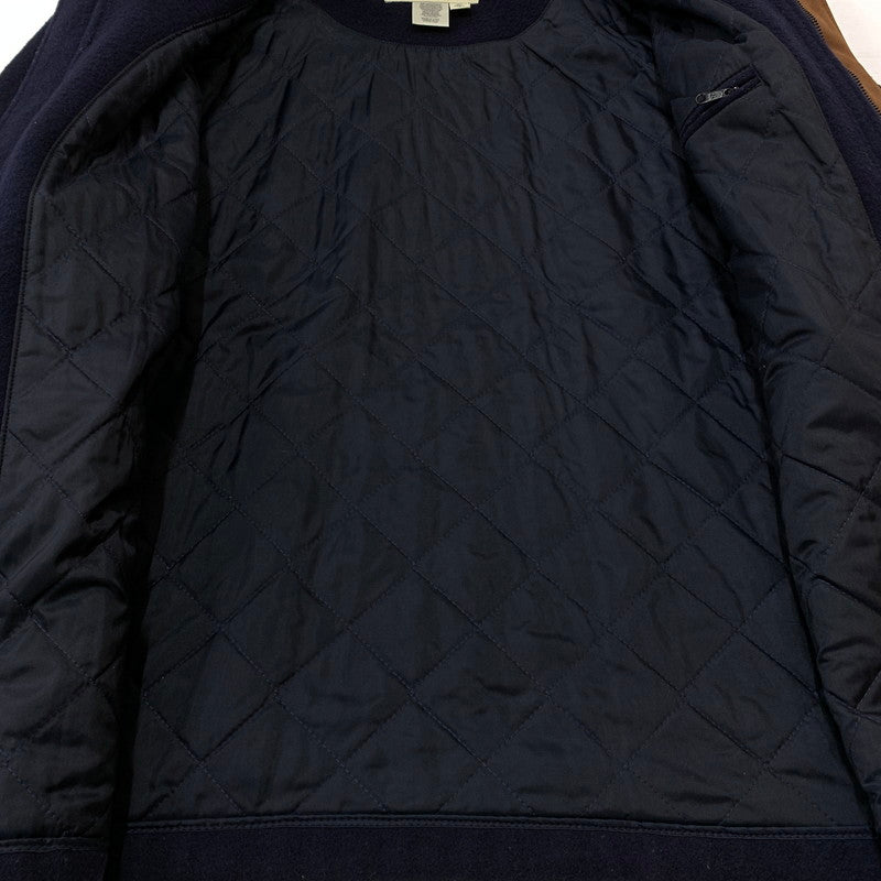 【中古品】【メンズ】 Eddie Bauer エディー・バウアー 90's MELTON WOOL JACKET 90年代 メルトン ウール ジャケット ライトアウター USA製 144-251227-yy-03-tei サイズ：XL カラー：ネイビー 万代Net店