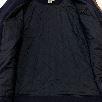 【中古品】【メンズ】 Eddie Bauer エディー・バウアー 90's MELTON WOOL JACKET 90年代 メルトン ウール ジャケット ライトアウター USA製 144-251227-yy-03-tei サイズ：XL カラー：ネイビー 万代Net店