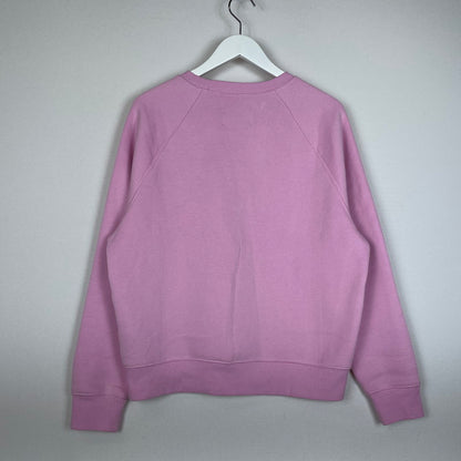【現状渡し品】【レディース】 UGG アグ MADELINE FUZZY LOGO CREWNECK 1123718 マデリン ファジーロゴ クルーネック トップス トレーナー 168-260107-ks-06-tei サイズ：S カラー：ピンク 万代Net店
