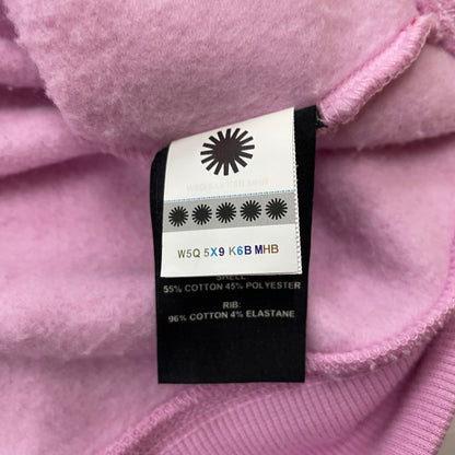 【現状渡し品】【レディース】 UGG アグ MADELINE FUZZY LOGO CREWNECK 1123718 マデリン ファジーロゴ クルーネック トップス トレーナー 168-260107-ks-06-tei サイズ：S カラー：ピンク 万代Net店