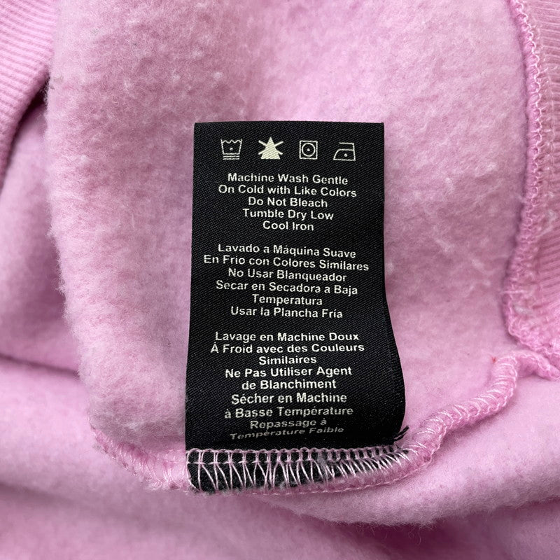 【現状渡し品】【レディース】 UGG アグ MADELINE FUZZY LOGO CREWNECK 1123718 マデリン ファジーロゴ クルーネック トップス トレーナー 168-260107-ks-06-tei サイズ：S カラー：ピンク 万代Net店