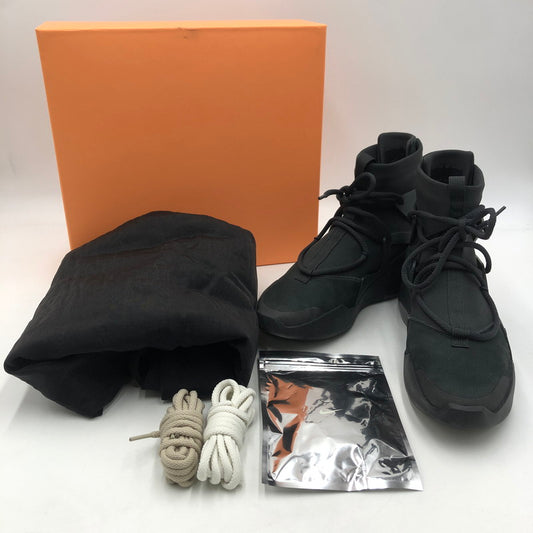 【中古品】【メンズ】 NIKE ナイキ × FEAR OF GOD フィア オブ ゴッド 別注 コラボ AIR FEAR OF GOD 1 TRIPLE BLACK AR4237-005 エアフィアオブゴッド トリプルブラック スニーカー 靴 160-260107-ko-04-tei サイズ：26.5cm カラー：ブラック 万代Net店