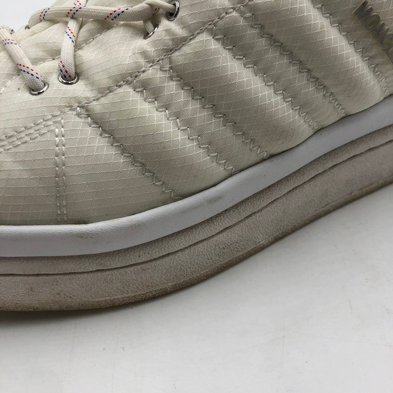 【中古品】【メンズ】 adidas アディダス × MONCLER モンクレール 別注 コラボ CAMPUS CORE WHITE IG7865 キャンバス コア ホワイト スニーカー 靴 161-260107-ko-09-tei サイズ：26cm カラー：ホワイト 万代Net店