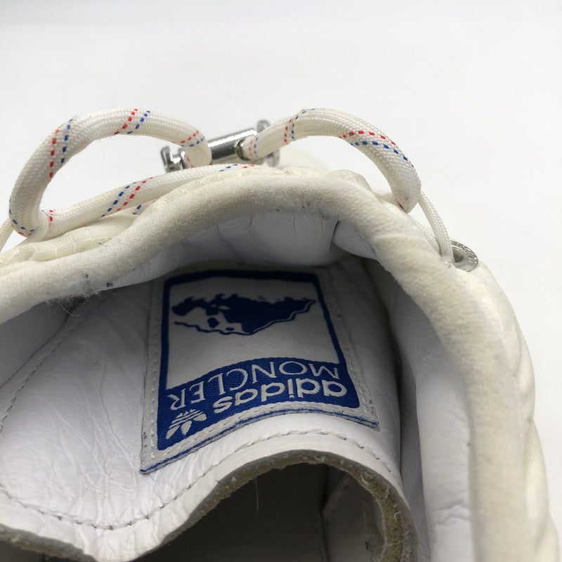 【中古品】【メンズ】 adidas アディダス × MONCLER モンクレール 別注 コラボ CAMPUS CORE WHITE IG7865 キャンバス コア ホワイト スニーカー 靴 161-260107-ko-09-tei サイズ：26cm カラー：ホワイト 万代Net店