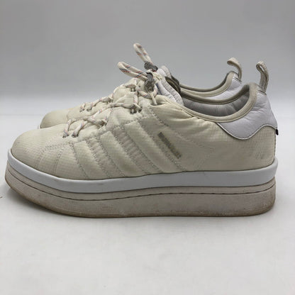 【中古品】【メンズ】 adidas アディダス × MONCLER モンクレール 別注 コラボ CAMPUS CORE WHITE IG7865 キャンバス コア ホワイト スニーカー 靴 161-260107-ko-09-tei サイズ：26cm カラー：ホワイト 万代Net店
