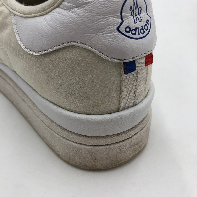 【中古品】【メンズ】 adidas アディダス × MONCLER モンクレール 別注 コラボ CAMPUS CORE WHITE IG7865 キャンバス コア ホワイト スニーカー 靴 161-260107-ko-09-tei サイズ：26cm カラー：ホワイト 万代Net店
