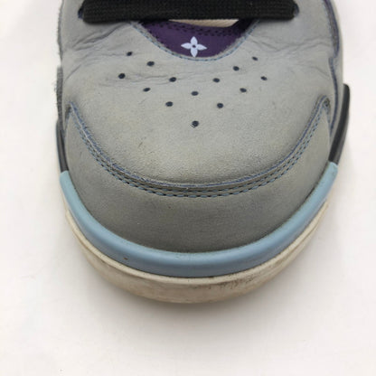 【中古品】【メンズ】 LOUIS VUITTON ルイ・ヴィトン GO0262 LVトレイユ 2ライン ファブリックハイカットスニーカー 靴 179-260107-ko-08-tei サイズ：6 1/2 カラー：ブルーパープル 万代Net店
