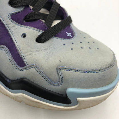 【中古品】【メンズ】 LOUIS VUITTON ルイ・ヴィトン GO0262 LVトレイユ 2ライン ファブリックハイカットスニーカー 靴 179-260107-ko-08-tei サイズ：6 1/2 カラー：ブルーパープル 万代Net店