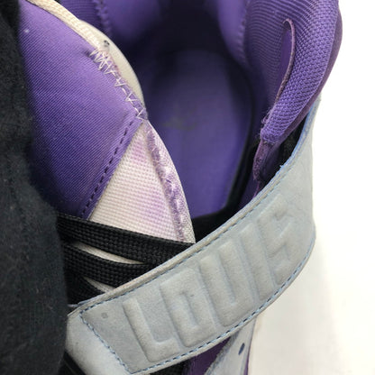 【中古品】【メンズ】 LOUIS VUITTON ルイ・ヴィトン GO0262 LVトレイユ 2ライン ファブリックハイカットスニーカー 靴 179-260107-ko-08-tei サイズ：6 1/2 カラー：ブルーパープル 万代Net店