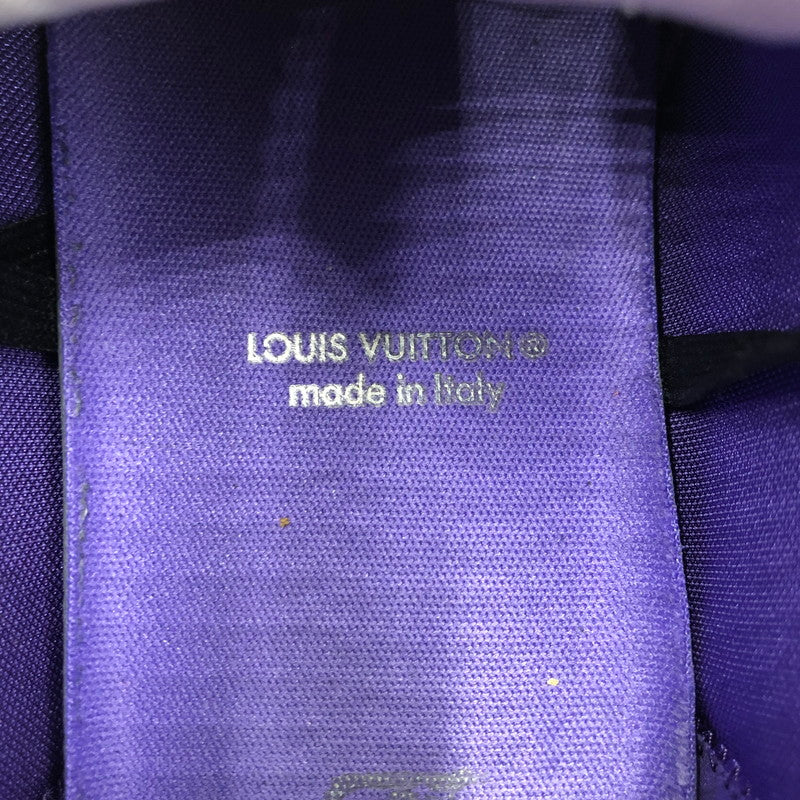 【中古品】【メンズ】 LOUIS VUITTON ルイ・ヴィトン GO0262 LVトレイユ 2ライン ファブリックハイカットスニーカー 靴 179-260107-ko-08-tei サイズ：6 1/2 カラー：ブルーパープル 万代Net店