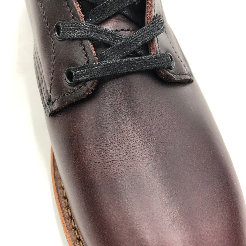 【中古品】【メンズ】 BECMAN BOOT MADE IN USA 9419 ベックマンブーツ 靴 ワークブーツ レースアップブーツ アメリカ製 164-260107-ko-06-fuzh サイズ：28cn カラー：ブラックチェリー 万代Net店