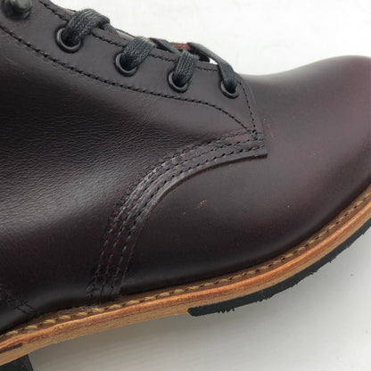 【中古品】【メンズ】 BECMAN BOOT MADE IN USA 9419 ベックマンブーツ 靴 ワークブーツ レースアップブーツ アメリカ製 164-260107-ko-06-fuzh サイズ：28cn カラー：ブラックチェリー 万代Net店