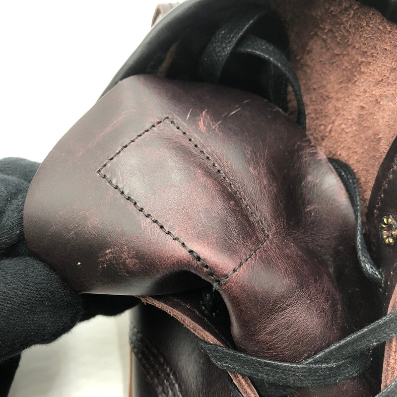 【中古品】【メンズ】 BECMAN BOOT MADE IN USA 9419 ベックマンブーツ 靴 ワークブーツ レースアップブーツ アメリカ製 164-260107-ko-06-fuzh サイズ：28cn カラー：ブラックチェリー 万代Net店