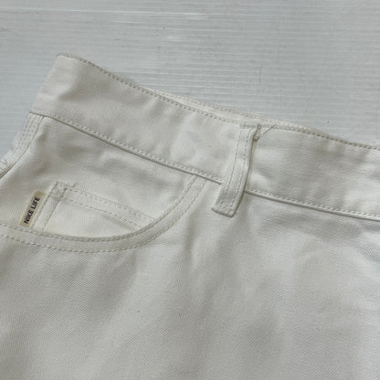 【中古品】【メンズ】 NIKE ナイキ CANVAS SHORTS HQ0196-901 キャンバス ショーツ ボトムス 短パン 159-260901-sa-02-teih サイズ：36 カラー：ホワイト系 万代Net店