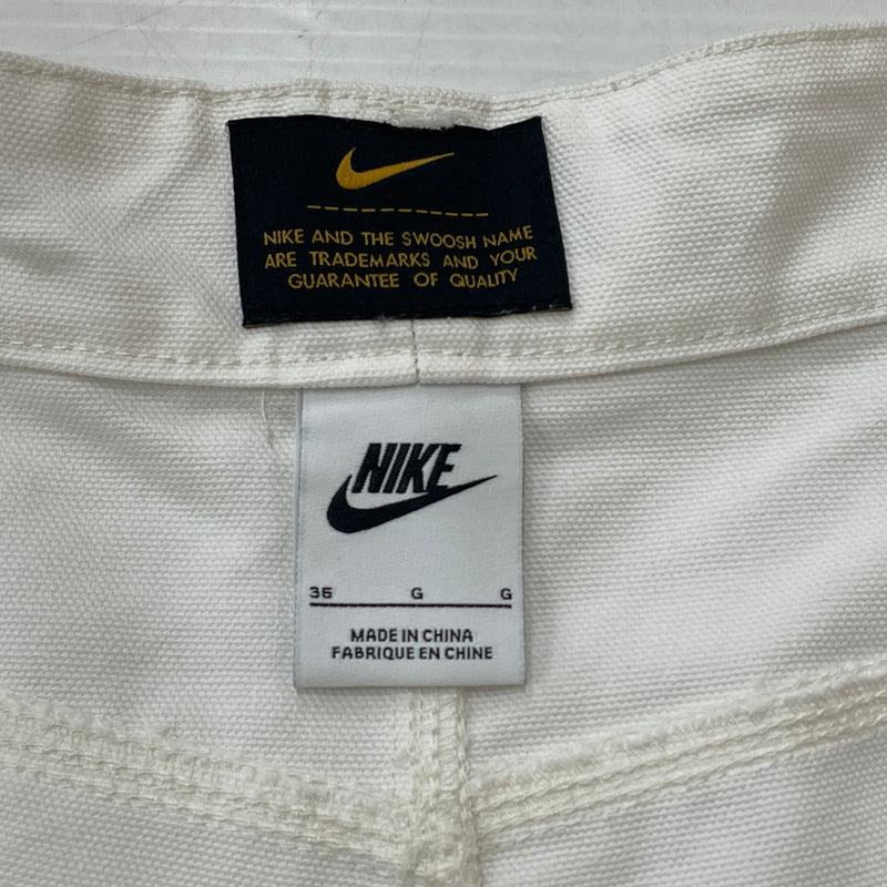 【中古品】【メンズ】 NIKE ナイキ CANVAS SHORTS HQ0196-901 キャンバス ショーツ ボトムス 短パン 159-260901-sa-02-teih サイズ：36 カラー：ホワイト系 万代Net店