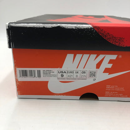 【中古品】【メンズ】 NIKE ナイキ AIR JORDAN 1 HIGH OG UNC REIMAGINED DZ5485-402 エアジョーダン1 レトロ ハイ OG UNC リイマジン スニーカー 靴 ビンテージ加工 160-260107-ko-01-tei サイズ：27ｃｍ カラー：ブルー 万代Net店