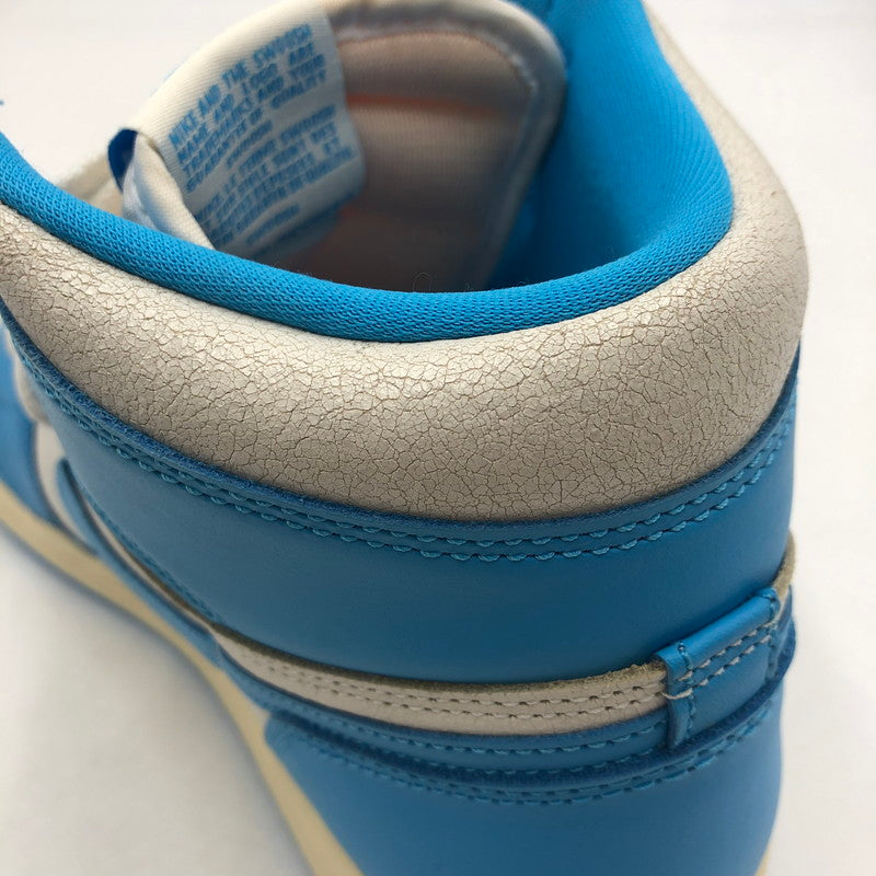 【中古品】【メンズ】 NIKE ナイキ AIR JORDAN 1 HIGH OG UNC REIMAGINED DZ5485-402 エアジョーダン1 レトロ ハイ OG UNC リイマジン スニーカー 靴 ビンテージ加工 160-260107-ko-01-tei サイズ：27ｃｍ カラー：ブルー 万代Net店