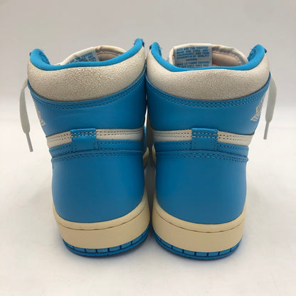 【中古品】【メンズ】 NIKE ナイキ AIR JORDAN 1 HIGH OG UNC REIMAGINED DZ5485-402 エアジョーダン1 レトロ ハイ OG UNC リイマジン スニーカー 靴 ビンテージ加工 160-260107-ko-01-tei サイズ：27ｃｍ カラー：ブルー 万代Net店