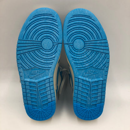 【中古品】【メンズ】 NIKE ナイキ AIR JORDAN 1 HIGH OG UNC REIMAGINED DZ5485-402 エアジョーダン1 レトロ ハイ OG UNC リイマジン スニーカー 靴 ビンテージ加工 160-260107-ko-01-tei サイズ：27ｃｍ カラー：ブルー 万代Net店