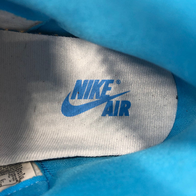 【中古品】【メンズ】 NIKE ナイキ AIR JORDAN 1 HIGH OG UNC REIMAGINED DZ5485-402 エアジョーダン1 レトロ ハイ OG UNC リイマジン スニーカー 靴 ビンテージ加工 160-260107-ko-01-tei サイズ：27ｃｍ カラー：ブルー 万代Net店