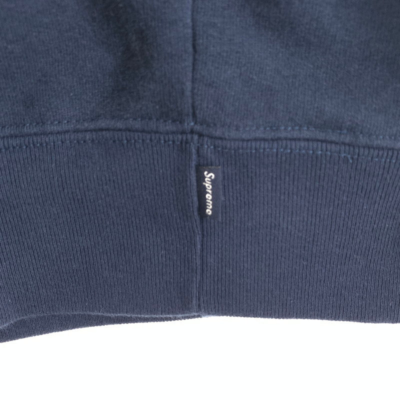 【中古品】【メンズ】 SUPREME シュプリーム 25SS SLOGO HOODED SWEAT SHIRT スゥエット パーカー 149-260527-sm-03-otoh サイズ：L カラー：ネイビー 万代Net店