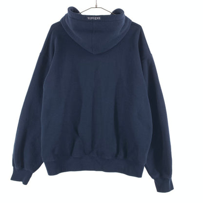 【中古品】【メンズ】 SUPREME シュプリーム 25SS SLOGO HOODED SWEAT SHIRT スゥエット パーカー 149-260527-sm-03-otoh サイズ：L カラー：ネイビー 万代Net店