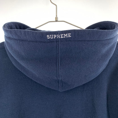 【中古品】【メンズ】 SUPREME シュプリーム 25SS SLOGO HOODED SWEAT SHIRT スゥエット パーカー 149-260527-sm-03-otoh サイズ：L カラー：ネイビー 万代Net店