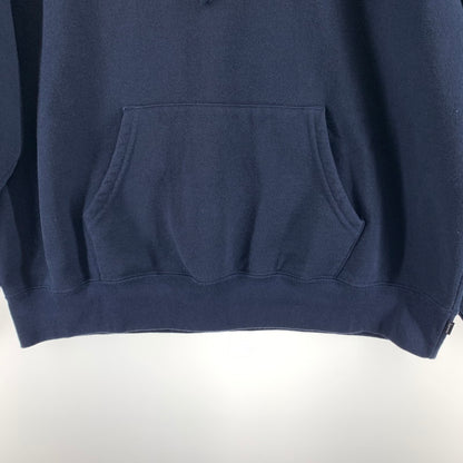 【中古品】【メンズ】 SUPREME シュプリーム 25SS SLOGO HOODED SWEAT SHIRT スゥエット パーカー 149-260527-sm-03-otoh サイズ：L カラー：ネイビー 万代Net店