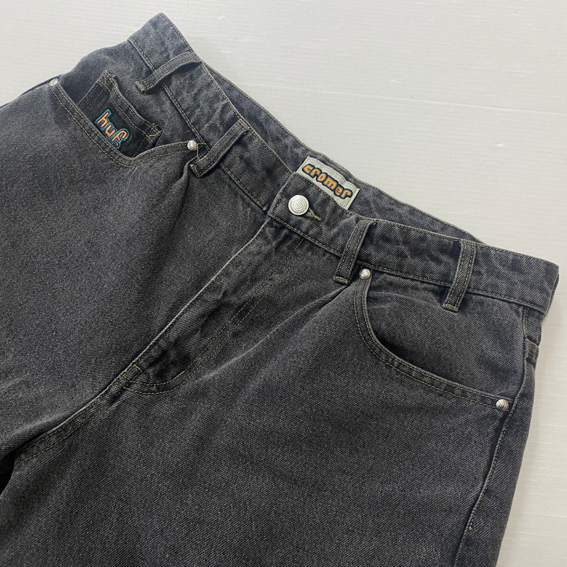 【中古品】【メンズ】 CROMER WASHED DENIM PANTS PT00310 クロマー ウォッシュド デニムパンツ ボトムス ジーンズ 153-260107-ks-01-fuzh サイズ：32 カラー：グレー 万代Net店
