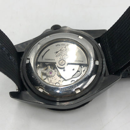 【現状渡し品】【メンズ】 TEDMAN テッドマン AIR RACER エアレーサー 腕時計 自動巻き ダイバーズ時計 197-260107-ko-25-tei カラー：ブラック/レッド 万代Net店