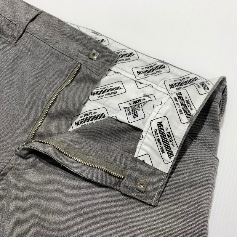 【中古品】【メンズ】 NEIGHBORHOOD ネイバーフッド WP SLIM PANTS 241SPNH-PTM03 スリム パンツ ボトムス ワークパンツ 153-260507-ko-18-tei サイズ：M カラー：グレー 万代Net店