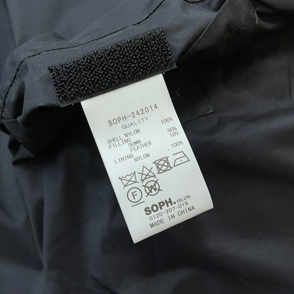 【中古品】【メンズ】 SOPHNET. ソフネット 24AW SHADOW RIP STOP DOWN JACKET SOPH-242014 シャドウ リップ ストップ ダウンジャケット アウター 140-260107-ks-15-tei サイズ：XL カラー：ブラック 万代Net店