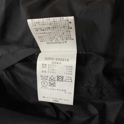 【中古品】【メンズ】 SOPHNET. ソフネット 24AW SHADOW RIP STOP DOWN JACKET SOPH-242014 シャドウ リップ ストップ ダウンジャケット アウター 140-260107-ks-15-tei サイズ：XL カラー：ブラック 万代Net店