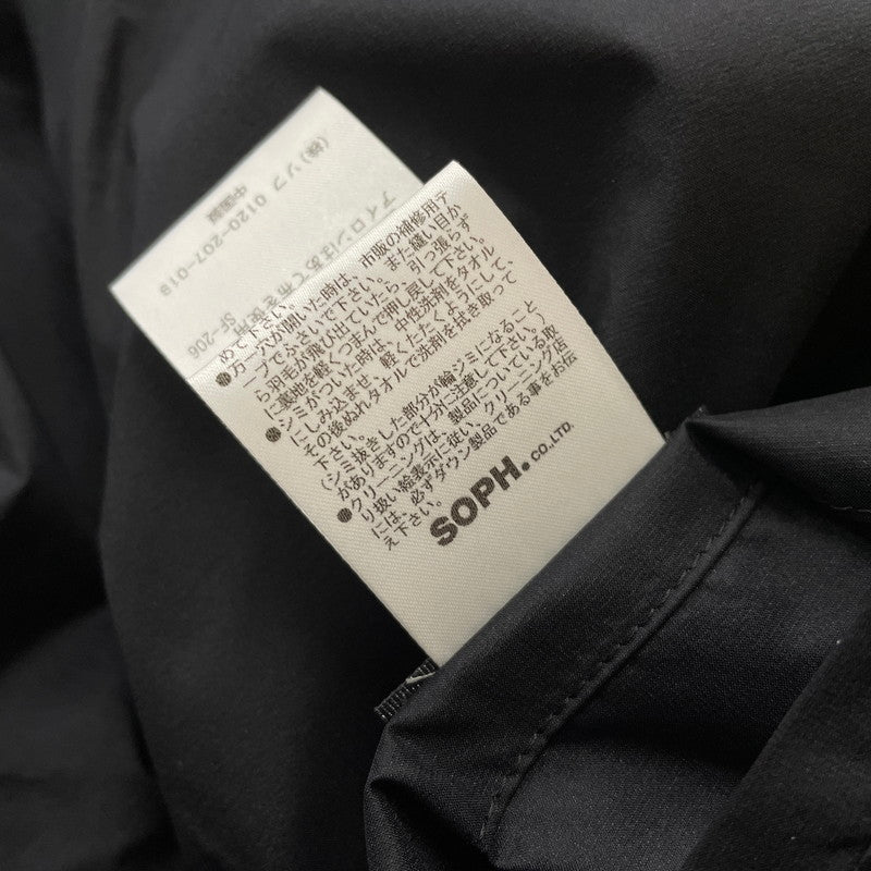 【中古品】【メンズ】 SOPHNET. ソフネット 24AW SHADOW RIP STOP DOWN JACKET SOPH-242014 シャドウ リップ ストップ ダウンジャケット アウター 140-260107-ks-15-tei サイズ：XL カラー：ブラック 万代Net店