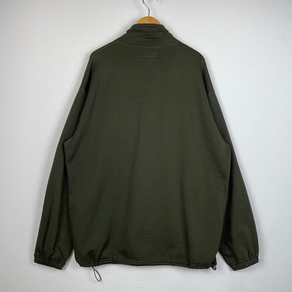 【現状渡し品】【メンズ】 TAP WATER タップウォーター POLARTECH GRID ZIP FLEECE JKT TP221-30007 ポーラーテック グリッド ジップ フリース ジャケット ライトアウター 140-260107-ks-22-tei サイズ：L カラー：グリーン 万代Net店