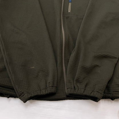 【現状渡し品】【メンズ】 TAP WATER タップウォーター POLARTECH GRID ZIP FLEECE JKT TP221-30007 ポーラーテック グリッド ジップ フリース ジャケット ライトアウター 140-260107-ks-22-tei サイズ：L カラー：グリーン 万代Net店